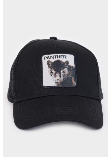 Erkek Etiket Baskılı Dokuma Beyzbol Basketbol Şapkası B7998AX25SM