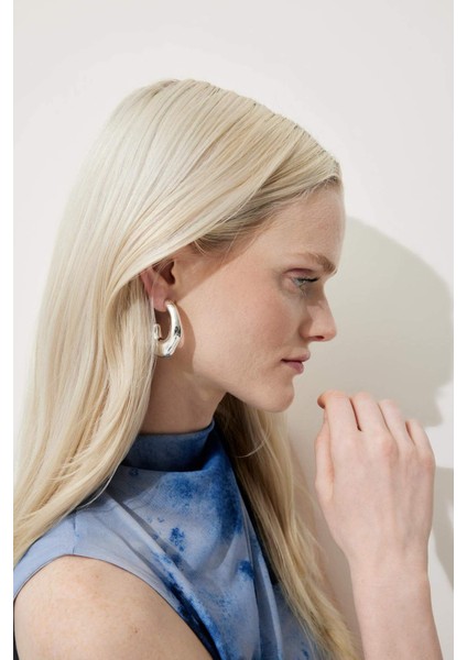 Kadın 3'lü Silver Küpe E9058AXNS