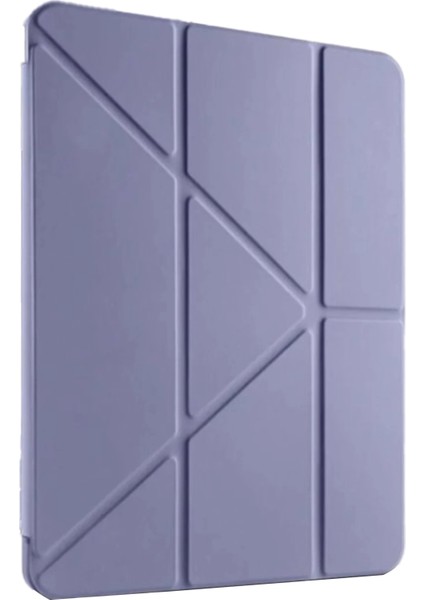 Zengezur Newface Samsung Galaxy X910 Tab S9 Ultra 14.6 Kılıf Kalemlikli Mars Tablet Kılıfı - Lila