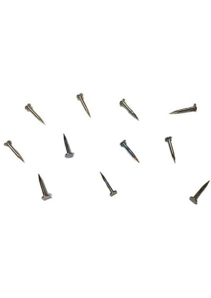 Klips, Menteşe, Ayağı Çivisi 9mm Çelik - Nikel 10GR