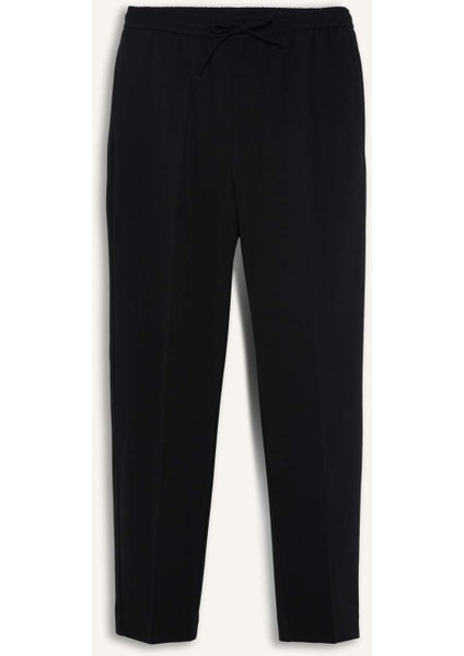 Beli Bağcıklı Lastikli Cepli Jogger Fit Her Yöne Esneyen Yumuşak Tuşe Pantolon A9943AX25AU