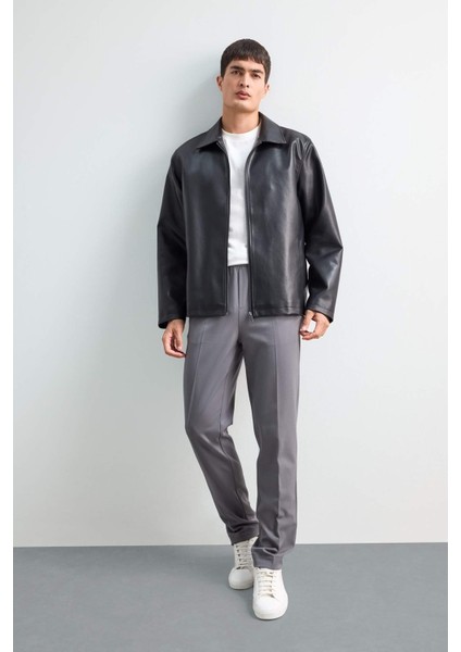 Beli Bağcıklı Lastikli Cepli Jogger Fit Her Yöne Esneyen Yumuşak Tuşe Pantolon A9943AX25AU