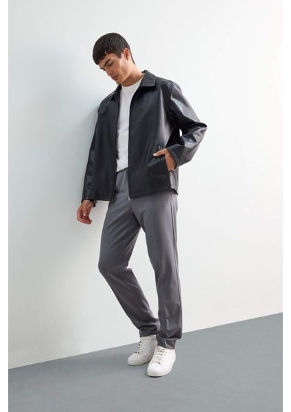 Beli Bağcıklı Lastikli Cepli Jogger Fit Her Yöne Esneyen Yumuşak Tuşe Pantolon A9943AX25AU