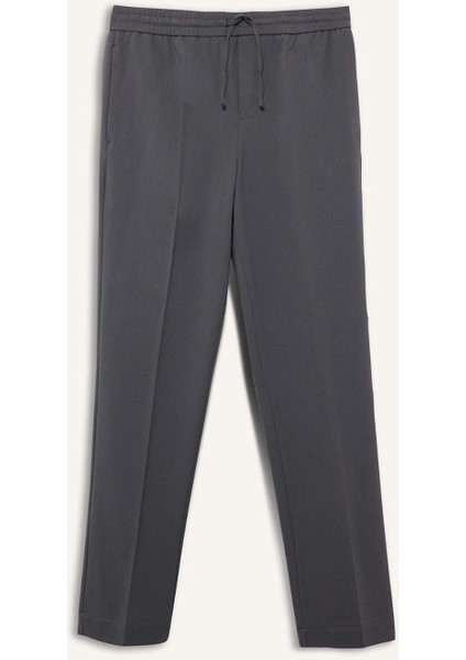 Beli Bağcıklı Lastikli Cepli Jogger Fit Her Yöne Esneyen Yumuşak Tuşe Pantolon A9943AX25AU