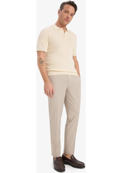 Beli Bağcıklı Lastikli Cepli Jogger Fit Her Yöne Esneyen Yumuşak Tuşe Pantolon A9943AX25AU