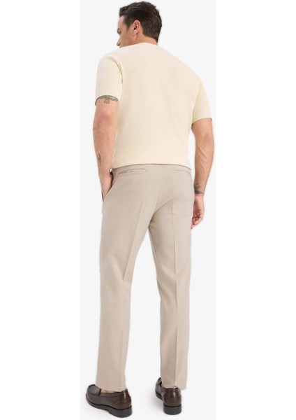 Beli Bağcıklı Lastikli Cepli Jogger Fit Her Yöne Esneyen Yumuşak Tuşe Pantolon A9943AX25AU