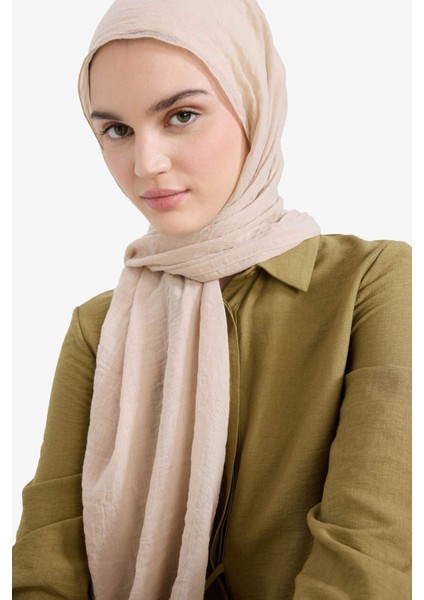 Kadın Soft Kraşlı Tesettür Şal A0823AXNS