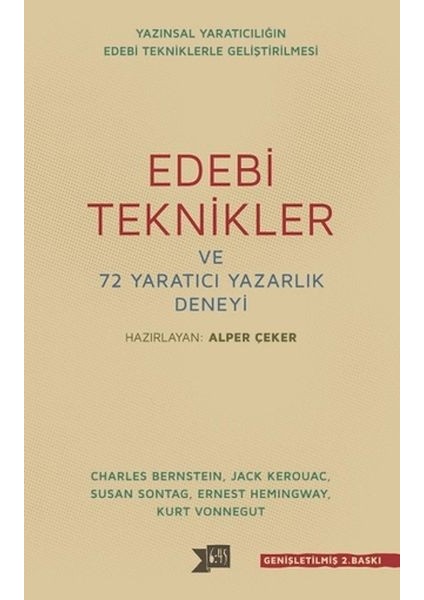 Edebi Teknikler ve 72 Yaratıcı Yazarlık Deneyi
