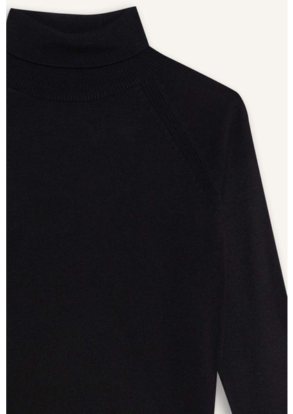 Kız Çocuk Balıkçı Yaka Triko Kazak R1953A625WN