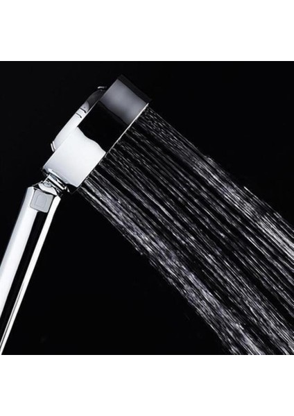 Çift Taraflı Yüksek Basınçlı Tasarruflu Duş Başlığı, Şampuan Hazneli, Gümüş Renk modelleri