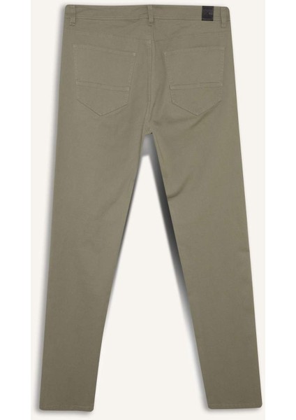 Slim Fit Dar Kesim Dar Paça Cepli Pantolon B2089AX25AU