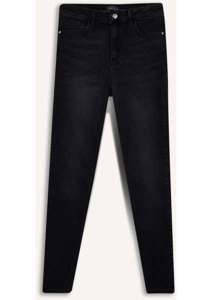 Skinny Fit Yüksek Bel Bilek Boy Jean Pantolon E9820AX25AU