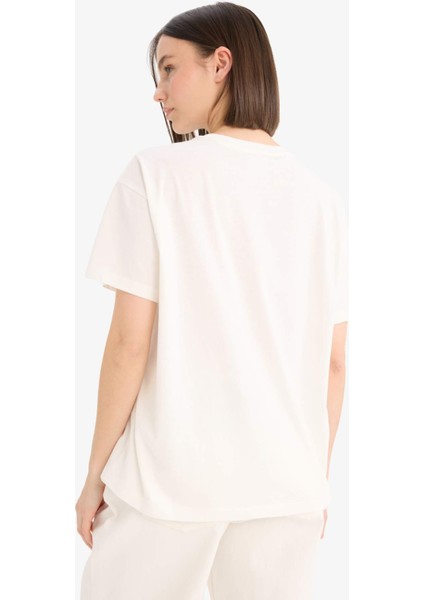 PowerPuff Girls Oversize Geniş Kalıp Kısa Kollu Tişört E9843AX25AU