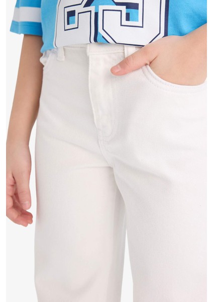 Kız Çocuk Okul 90's Wide Leg Geniş Paça Jean Pantolon E9560A825SM