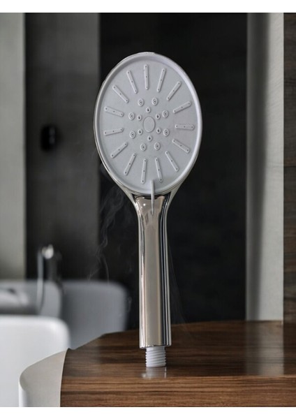 Güneş Enerjili Çok Fonksiyonlu Duş Başlığı, Gri Renk fiyatları