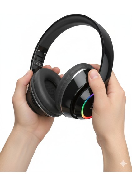 Kablosuz Kulaküstü Bluetooth Kulaklık Stereo-Mikrofon-Aux Sd Kart HK-035 indirimleri