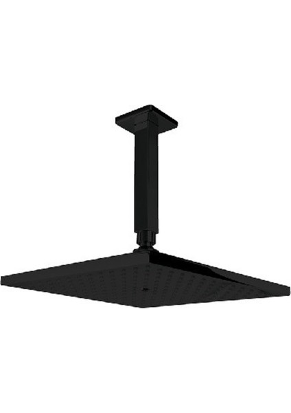 Tavandan Ayarlı Siyah Duş Başlığı, Şık ve Kullanışlı Tasarım fiyatları