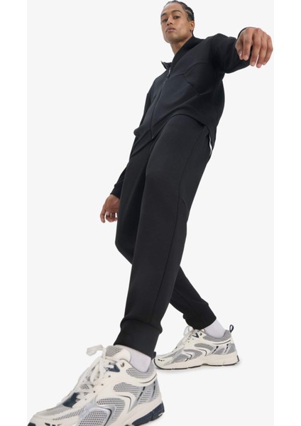Fit Slim Fit Dar Kesim Standart Paça Skuba Dalgıç Kumaş Jogger Eşofman Altı Z9112AZ25AU