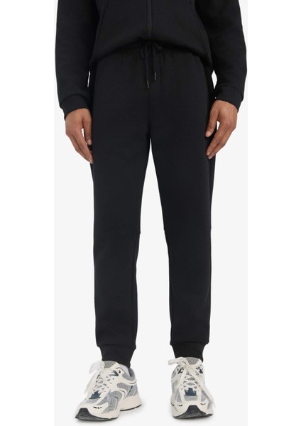Fit Slim Fit Dar Kesim Standart Paça Skuba Dalgıç Kumaş Jogger Eşofman Altı Z9112AZ25AU