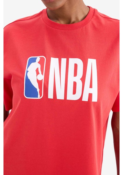Fit NBA Wordmark Oversize Geniş Kalıp Baskılı Kısa Kollu Tişört V9082AZ25SP