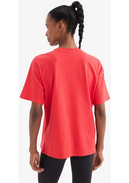 Fit NBA Wordmark Oversize Geniş Kalıp Baskılı Kısa Kollu Tişört V9082AZ25SP