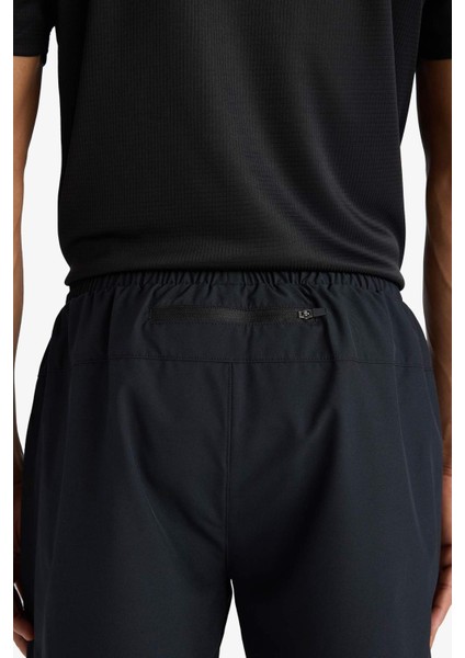 Fit Slim Fit Dar Kesim Sporcu İçi Taytlı Dokuma Şort F0010AX25AU