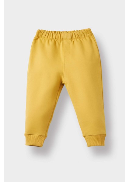 Erkek Bebek 2'li Takım Dinozor Baskılı Sweatshirt Eşofman Altı E9264A525AU