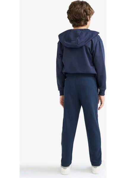 Erkek Çocuk Beli Lastikli Düz Paça Basic Düz Eşofman Altı X6955A625AU