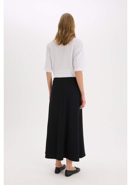 A Kesim Krep Maxi Etek A4706AX25SP