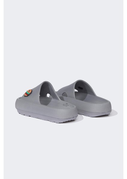 Erkek Çocuk Aplike Tırtıklı Taban Cırt Cırtlı Eva Sandalet C2774A825SP