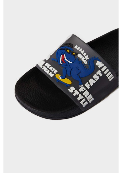 Erkek Çocuk Desenli Yüksek Taban Terlik F0035A825SM