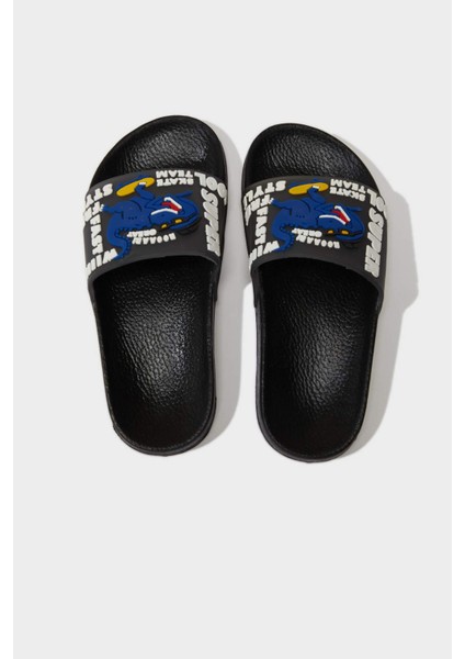 Erkek Çocuk Desenli Yüksek Taban Terlik F0035A825SM