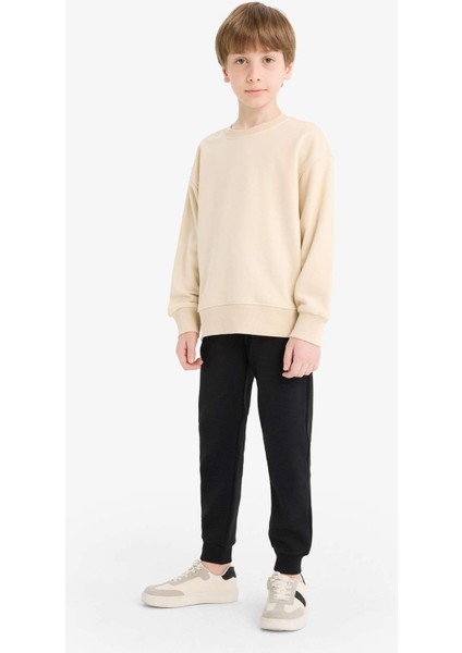 Erkek Çocuk Beli Lastikli Okul Jogger Eşofman Altı R5970A625AU