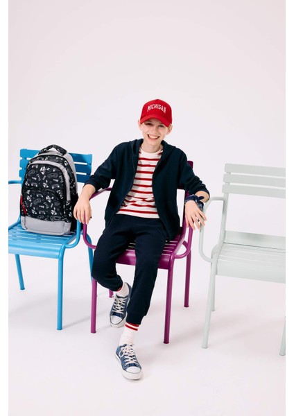 Erkek Çocuk Beli Lastikli Okul Jogger Eşofman Altı R5970A625AU