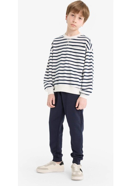 Erkek Çocuk Beli Lastikli Okul Jogger Eşofman Altı R5970A625AU