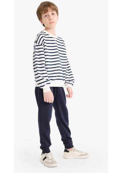 Erkek Çocuk Beli Lastikli Okul Jogger Eşofman Altı R5970A625AU