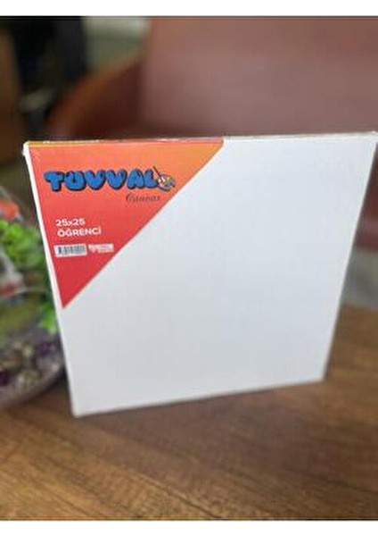 25X25 Tuval Öğrenci Kullanımı İçin Uygun Beyaz Renkli Sanatsal Malzeme fırsatları