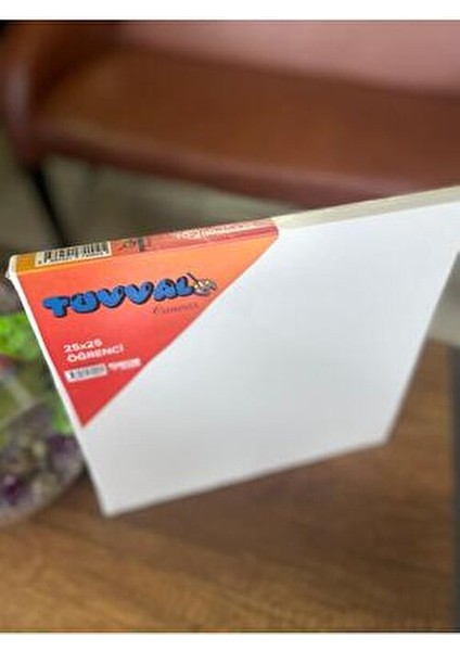 25X25 Tuval Öğrenci Kullanımı İçin Uygun Beyaz Renkli Sanatsal Malzeme indirimleri