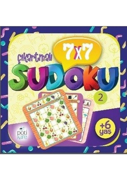 7 x 7 Sudoku - 2 (Çıkartmalı)