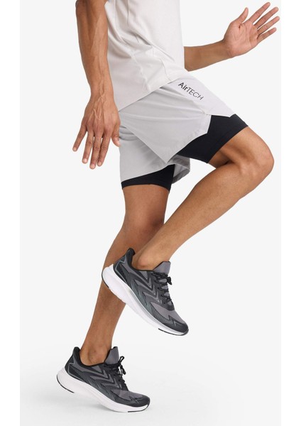 Fit Slim Fit Dar Kesim Sporcu İçi Taytlı Dokuma Şort F0010AX25AU