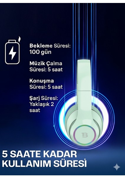 Kablosuz Kulaküstü Bluetooth Kulaklık Stereo-Mikrofon-Aux Sd Kart HK-035 modelleri