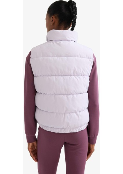 Su İtici Regular Fit Dik Yaka Fermuarlı Cepli Şişme Yelek E9209AX25AU