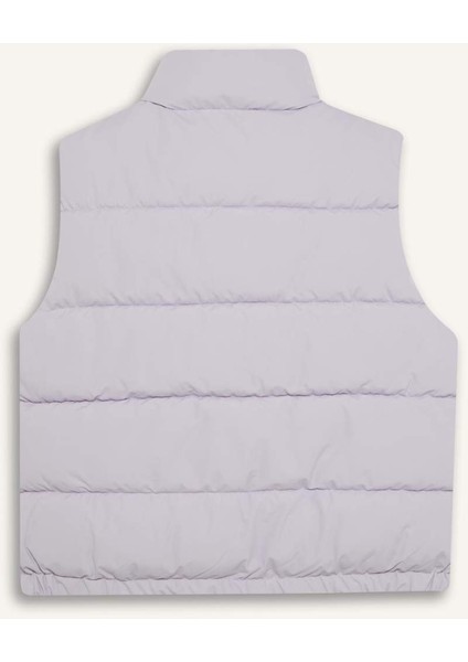 Su İtici Regular Fit Dik Yaka Fermuarlı Cepli Şişme Yelek E9209AX25AU