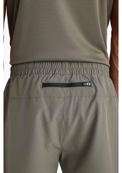 Fit Slim Fit Dar Kesim Sporcu İçi Taytlı Dokuma Şort F0010AX25AU