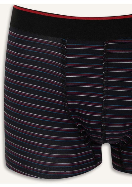 Regular Fit Çizgili 3'lü Boxer B7943AX25SP