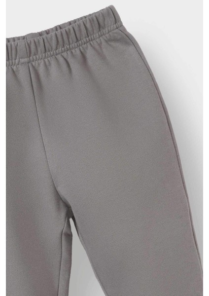 Erkek Bebek 2'li Takım Baskılı Sweatshirt Eşofman Altı E8994A525AU