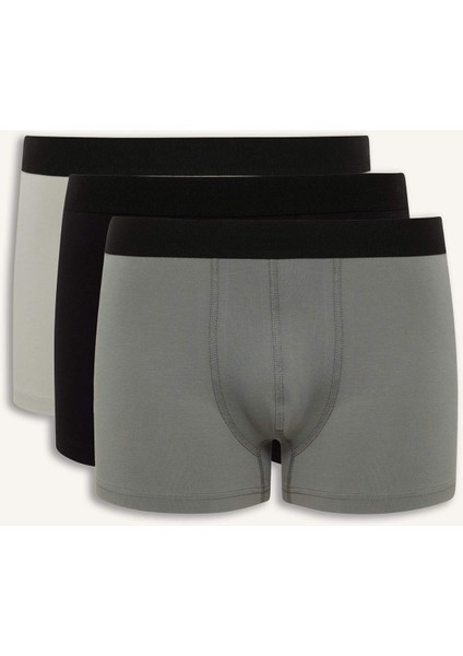 Regular Fit 3'lü Boxer C9549AX25SM