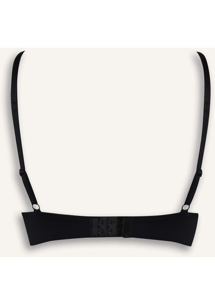 Push Up Micro Kaplı Yarım Dolgulu Balenli Tişört Bra Z3350AZ25AU