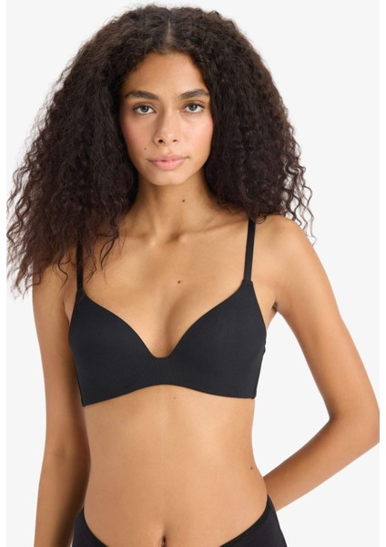 Pedli Kaplı Yarım Dolgulu Balensiz Tişört Bra D2017AX25AU