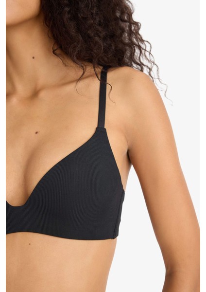 Pedli Kaplı Yarım Dolgulu Balensiz Tişört Bra D2017AX25AU